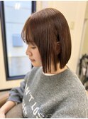【切りっぱなし/ミニボブ】