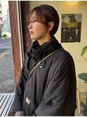 〈浅草 半個室〉丸みショートボブ