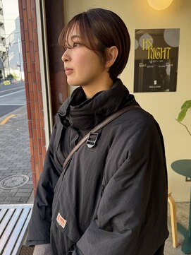 ヒントステーション(HINTSTATION) 〈浅草 半個室〉丸みショートボブ