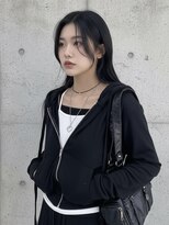エイチ ウルフカット 大阪梅田(811)&nbsp;レイヤーボブヘアカラーバレイヤージュ50代くるみちゃんヘア