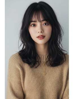 クラメールパリ 福岡(Kraemer Paris)の写真/天神・福岡で最旬スタイル！顔まわりレイヤー×小顔カットで輝く私に★