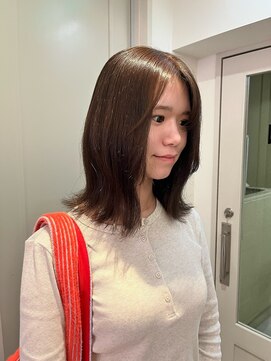 ローレン(LOREN) 透明感髪質改善ベージュダブルカラーミルクティーグレージュ