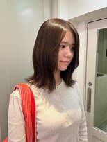 ローレン(LOREN) 透明感髪質改善ベージュダブルカラーミルクティーグレージュ