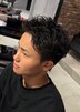 スパイキーショートパーマ