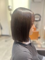 バンブーグラス バイ ユアーズヘアー(Bamboo grass by youres hair) パッツリ艶ボブ