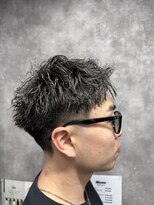 スピン 本八幡(SPIN)&nbsp;MEN’S HAIR/サーフカール/刈り上げセンターパート/本八幡
