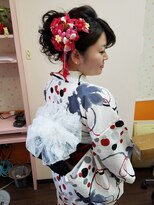 美容室イーナ(e na)&nbsp;浴衣の着付け&アップ