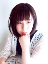 リトルカモジマ バイ ヴィーヴル(little kamojima by BIVRE)&nbsp;グレーアッシュおフェロショートボブ 【表原】