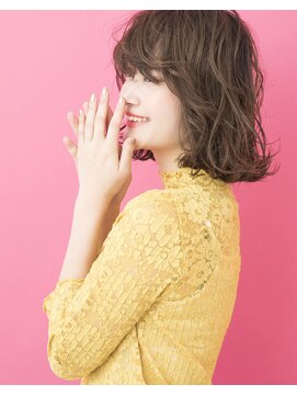 シャンプー ひろせ店(SHAMPOO) フェイスラインをボカすウェービーミディー☆