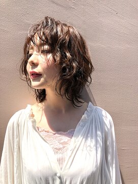 アルティプレジール(ALTI PLASIR) 無造作ウェーブウルフボブ