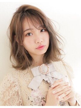 ハピエル ヘアークルー(HAPPYEL hair crew) ナチュラルニュアンスミディ大人可愛いモテ/愛され系