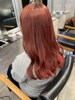 キャラ シャローネ 池袋(Chara Chalone)&nbsp;ラフロング【ワインレッド×レッドインナー】池袋/髪質改善