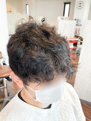 神戸.垂水 初めてのメンズ縮毛矯正は毛先がピンピンしないんです