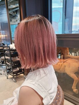 ブロック ジャポン(bloc japon) グラデーションピンク ボブ