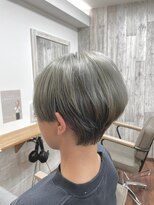 ヘアーズ ベリー 大和田店(hairs BERRY)&nbsp;BERRY＿ボブ＿カーキグレージュ＿マッシュショート_20代30代40代