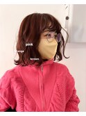 【MASAKI】guest snap-coral brown-