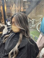 ラフ 難波店(LAFF)&nbsp;#黒髪#ボブルフ#ネビージュ#小顔#ワンレン