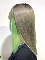 アズール 草加(azule) イヤリングカラー/ライトグリーン