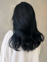 アイティーバイアルバム 藤沢店(IT by ALBUM)&nbsp;ブルーブラックレイヤーカット_外ハネボブ_ba383192