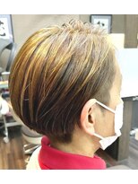 エノモト(ENOMOTO) 大人かっこいいハニーベージュ ハンサムショート20代30代40代