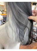 インナーカラー◎ホワイトカラー◎育てる艶髪☆