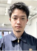メンズスパイキーショート刈り上げ