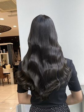 キュア 表参道(CURE) 黒髪/グレージュカラー/ココアベージュ/ヘルシーロング/表参道