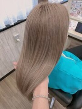 ネクサス 心斎橋(Nexus) エアリーロング美髪切りっぱなしボブピンクブラウンNexus心斎橋