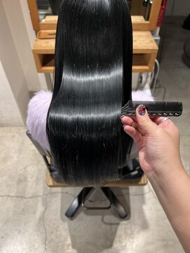 へアサロンアンドカフェガーデン(hair salon&cafe GARDEN) ブリーチなしカラー/ブルーブラック/グリーンカラー