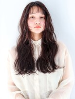 ヘアサロン ガリカ 表参道(hair salon Gallica) <SAKI>薄めバングにナチュラルロングレイヤーの抜け感ロングヘア
