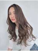大人キレイ小顔ゆらぎウェーブロング