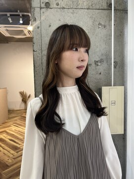 ラニヘアサロン(lani hair salon) ワンブリーチで作るフェイスフレーミング♪