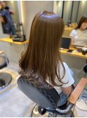 マットベージュ×外ハネ　Zina 本八幡