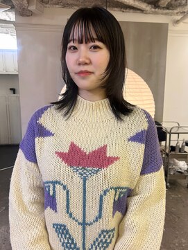 カシェ ナカザキ(CACHE NAKAZAKI) レイヤースタイル/顔まわりレイヤー/ミディアムレイヤー