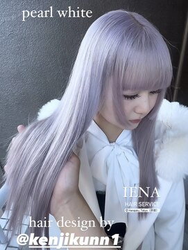 イエナ 渋谷(IENA) ホワイトカラー　ハイトーンカラー　ホワイトベージュ　ホワイト