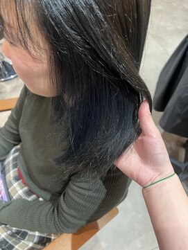 シエル 福山駅前店(CIEL) インナーブルーカラー/20代/30代/40代/50代/髪質改善