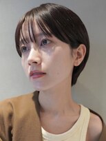 大人かわいい10代20代30代ショートボブ丸みショート