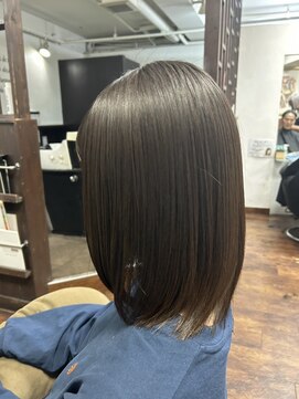 ウィズヘア パティオ店(WITH-HAIR) ミディアムストレート