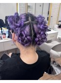 ツインお団子アレンジ