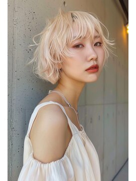 ラナ 新宿(lana) ショート/ブロンド/ボブ/似合わせ/【lana hair新宿】