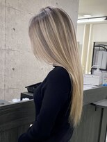 ウル 岡山駅店(ULu.)&nbsp;ハイトーンハイライトバレイヤージュグラデーションカラー岡山駅