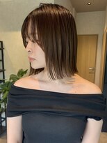 コンフィー(comfy)&nbsp;【mimura】切りっぱなしボブ　ストレートボブ　縮毛矯正　草加