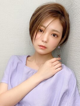 アフロートフクオカ(AFLOAT FUKUOKA) 【AFLOAT福岡】小顔前髪ありひし形レイヤーカット