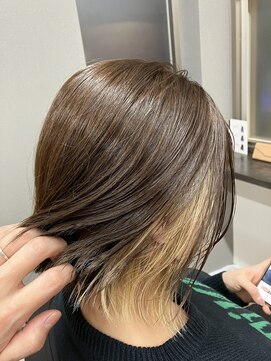 シルク バイ エスト 成増店(silk by est) イヤリングカラー×ショートボブ