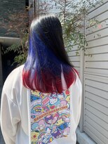 セイル(Sail)&nbsp;デザインカラーバイカラーキャンディーヘア