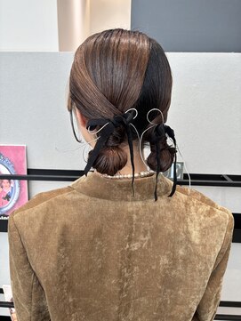 ケーツー あべのキューズモ－ル店(K-two) ツイン団子*お呼ばれヘアセット*