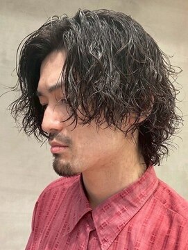 レタッチ バイ フィフス 銀座(RETOUCH by fifth) 銀座波巻きスパイラルパーマシャドウパーマセンターパート七三