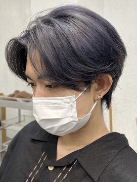 フィフス(fifth) 原宿毛流れニュアンスパーマセンターパートカットビジネスヘア