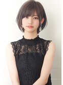 ショートボブ髪型20代30代40代50代前髪あり前髪なし面長丸顔＊林