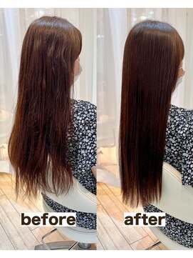 シゲ 自由が丘店(SHIGE) 乾かすだけでまとまる地毛風髪質改善ストレート40代50代縮毛矯正